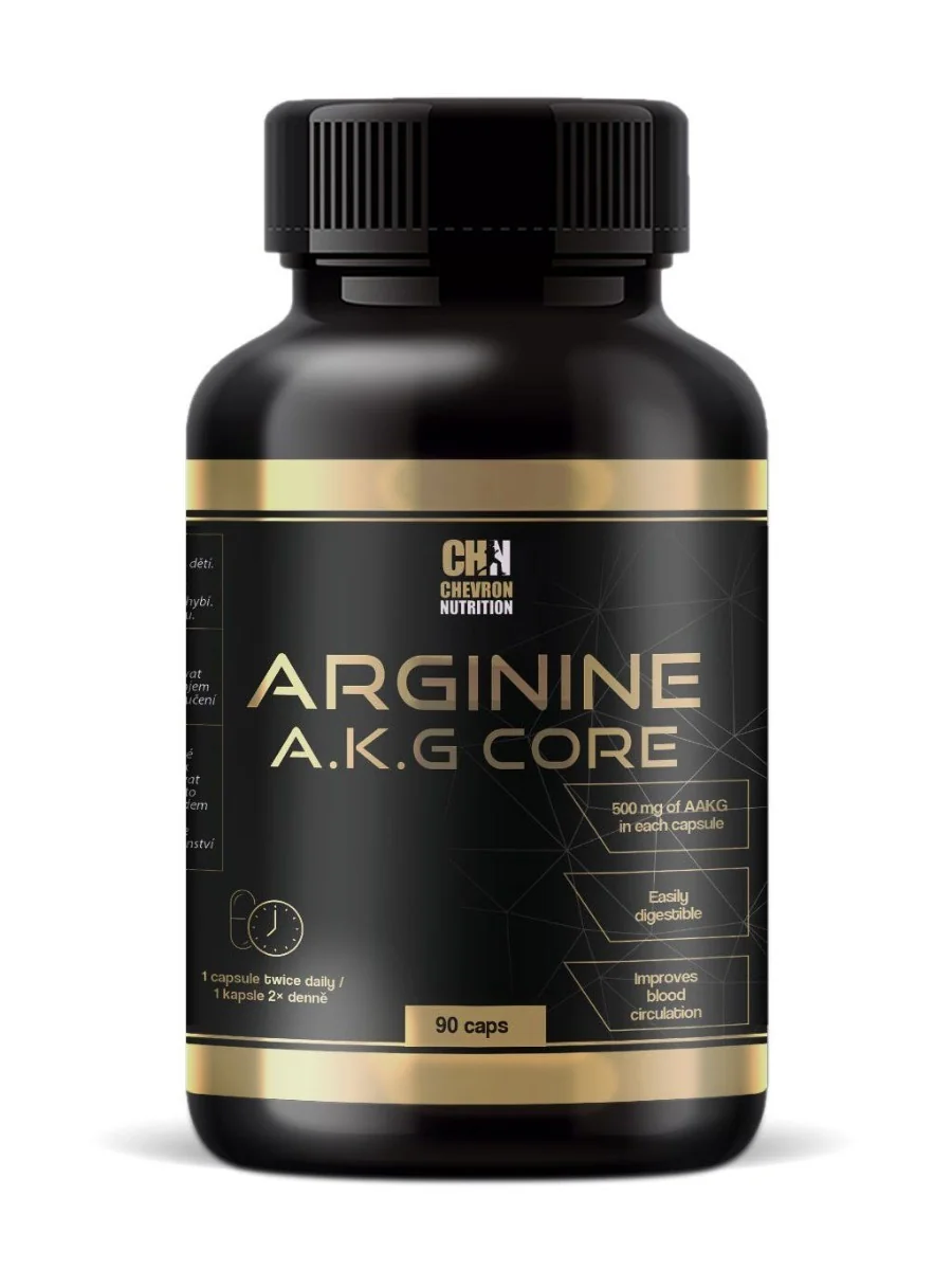 Chevron Nutrition Arginin A.K.G. 500 mg 90 kapslí