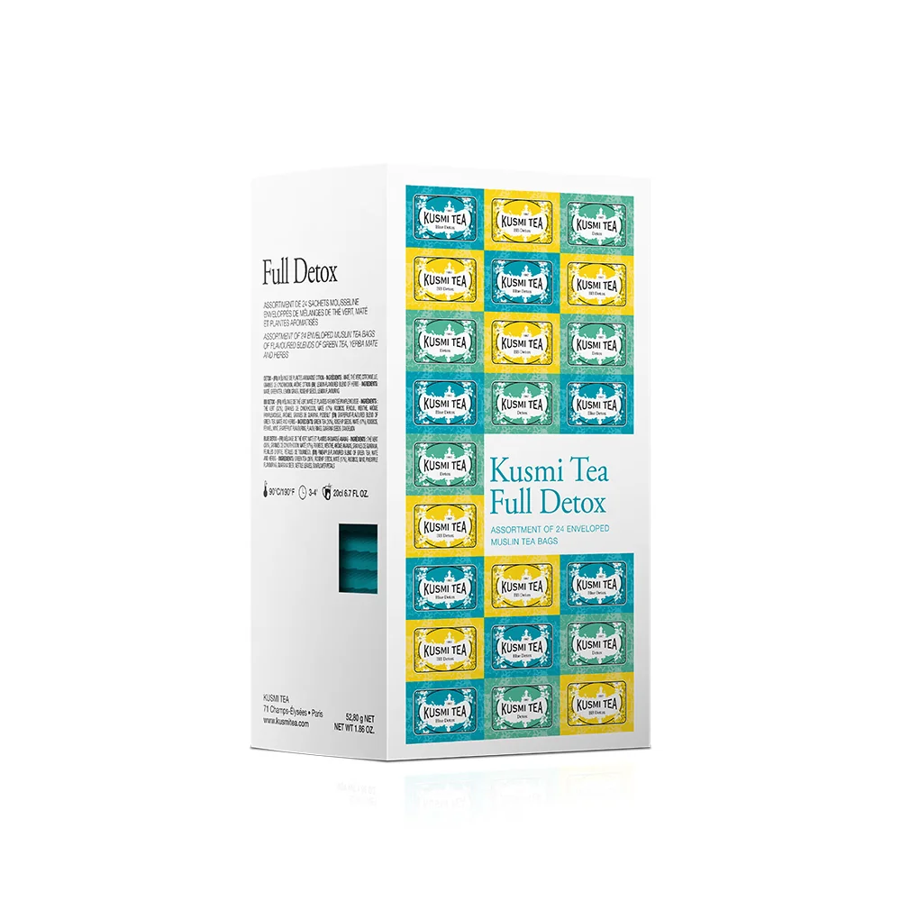 Kusmi Tea Full Detox mušelínové sáčky 24x2,2 g
