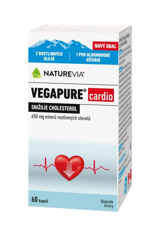 NatureVia Vegapure cardio 60 kapslí