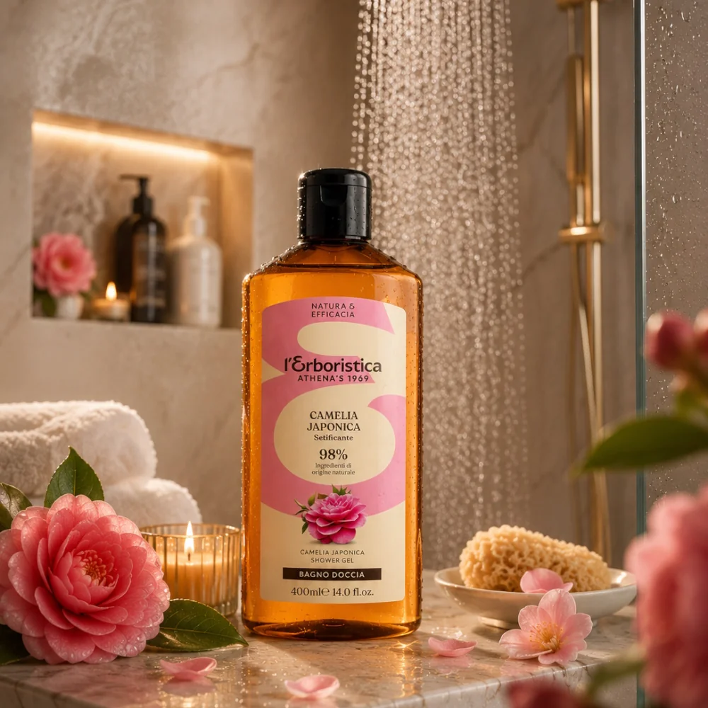 Erboristica Sprchový gel s vůní japonské kamélie 400 ml