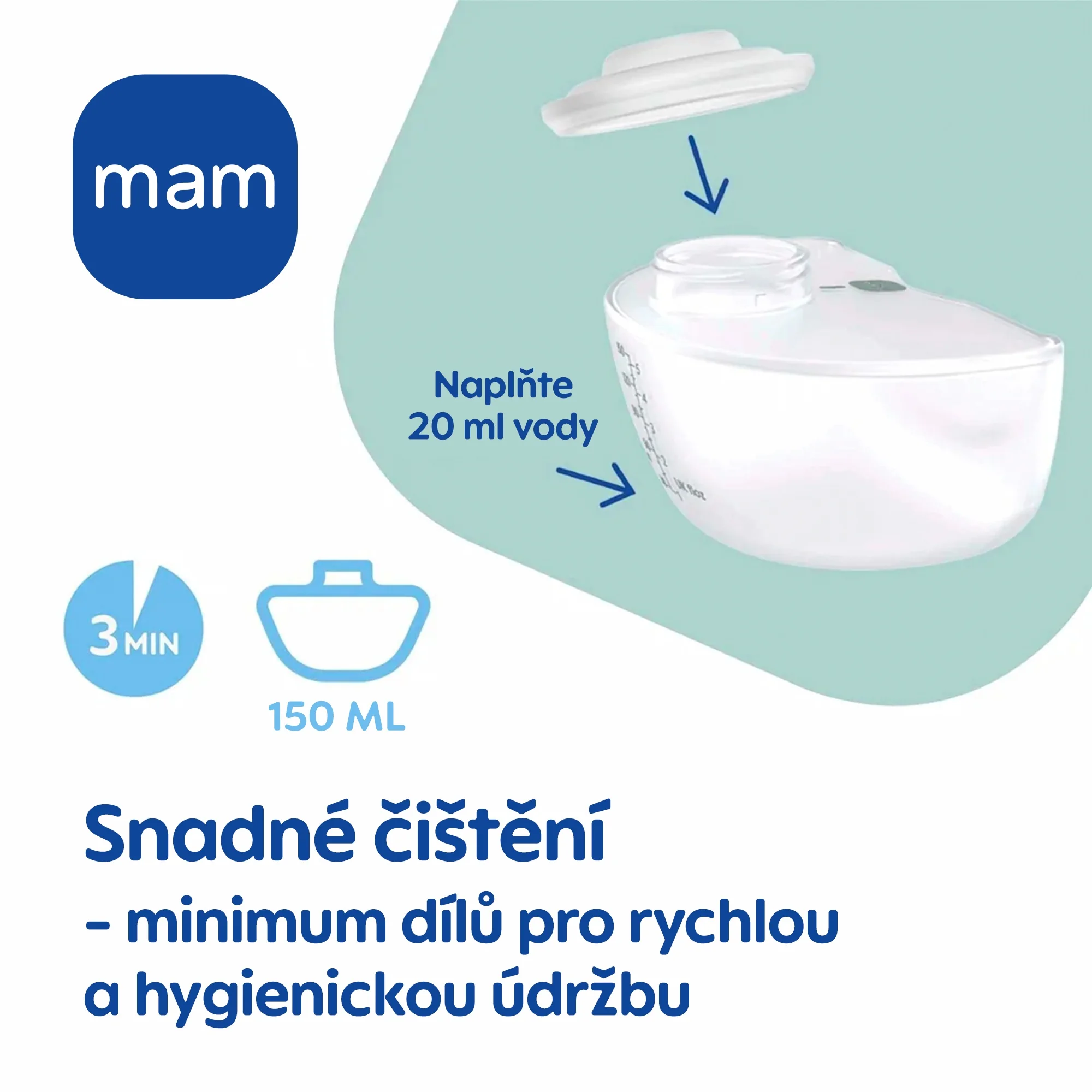 MAM Move odsávačka do podprsenky 1 ks