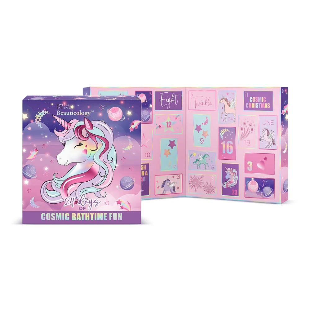Baylis & Harding Adventní kalendář Unicorn 24 ks