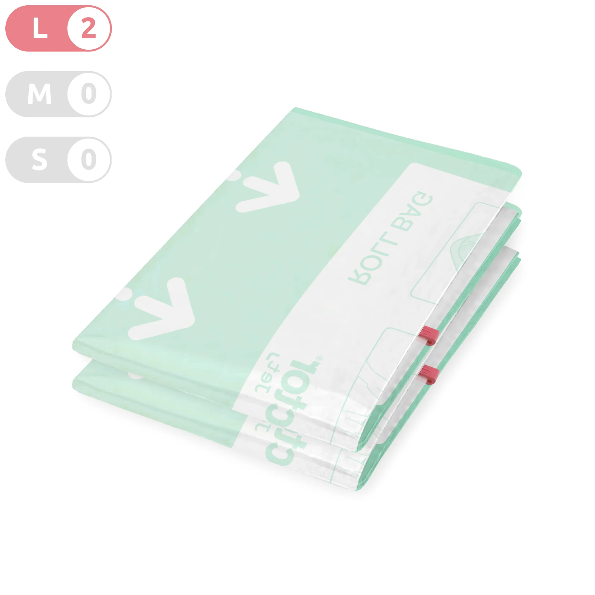 Compactor Jet Roll Bags L 55 × 70 cm 50 litrů cestovní vakuové pytle 2 ks
