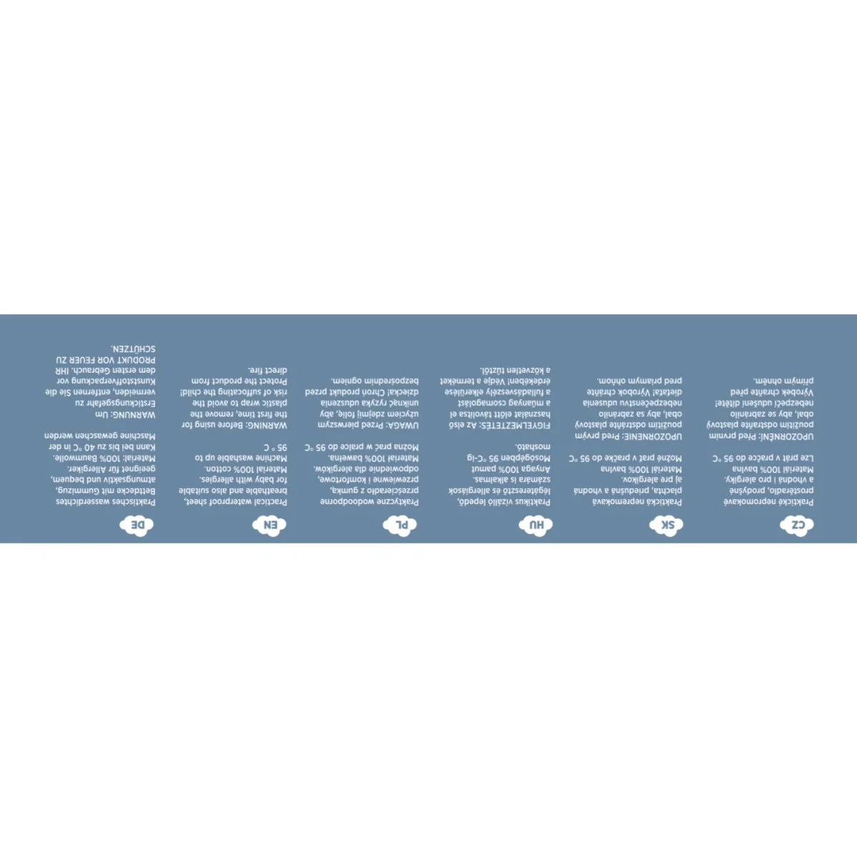 Petite&Mars Napínací prostěradlo nepromokavé Soft Dream Oval 84 x 50 White