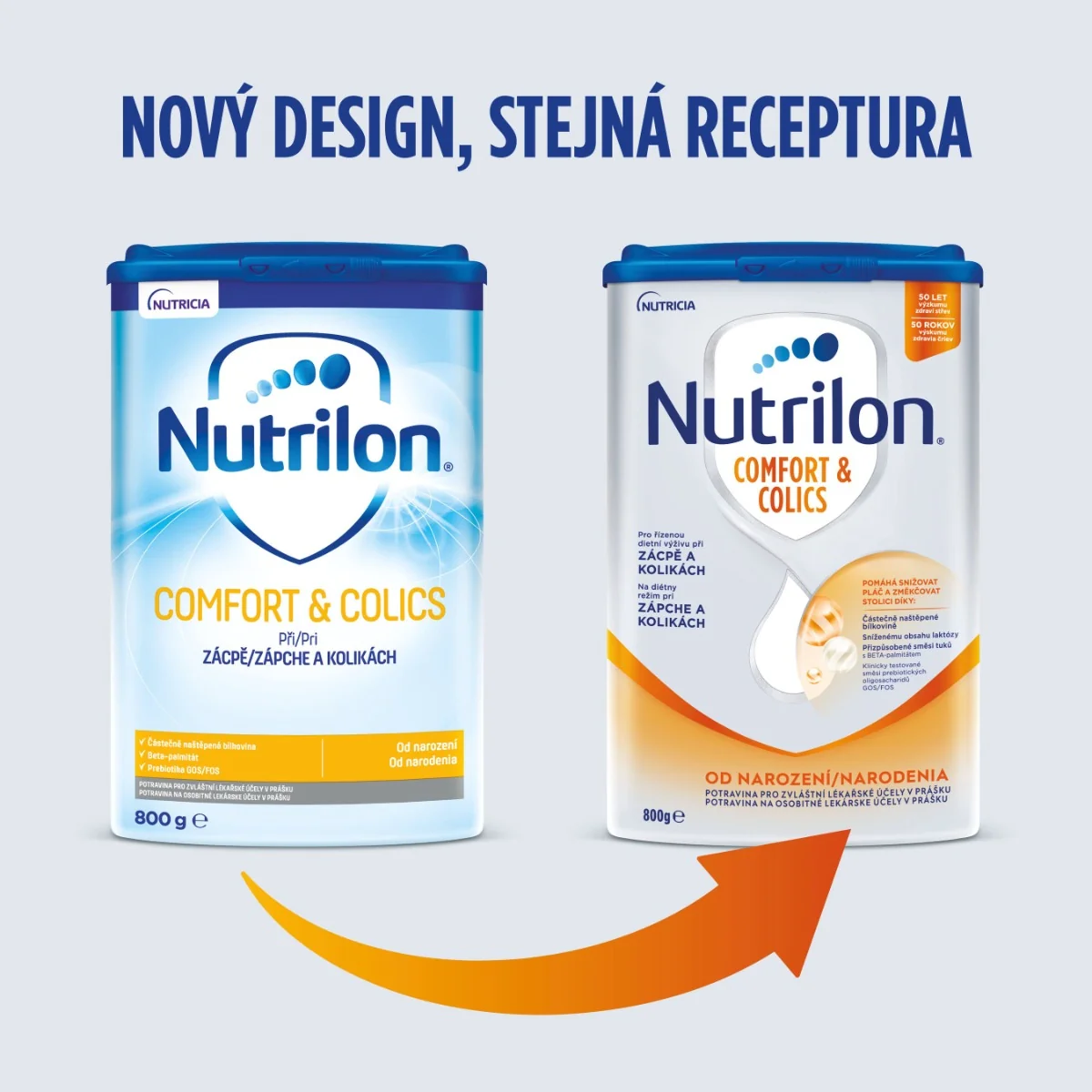Nutrilon Comfort & Colics 800 g
