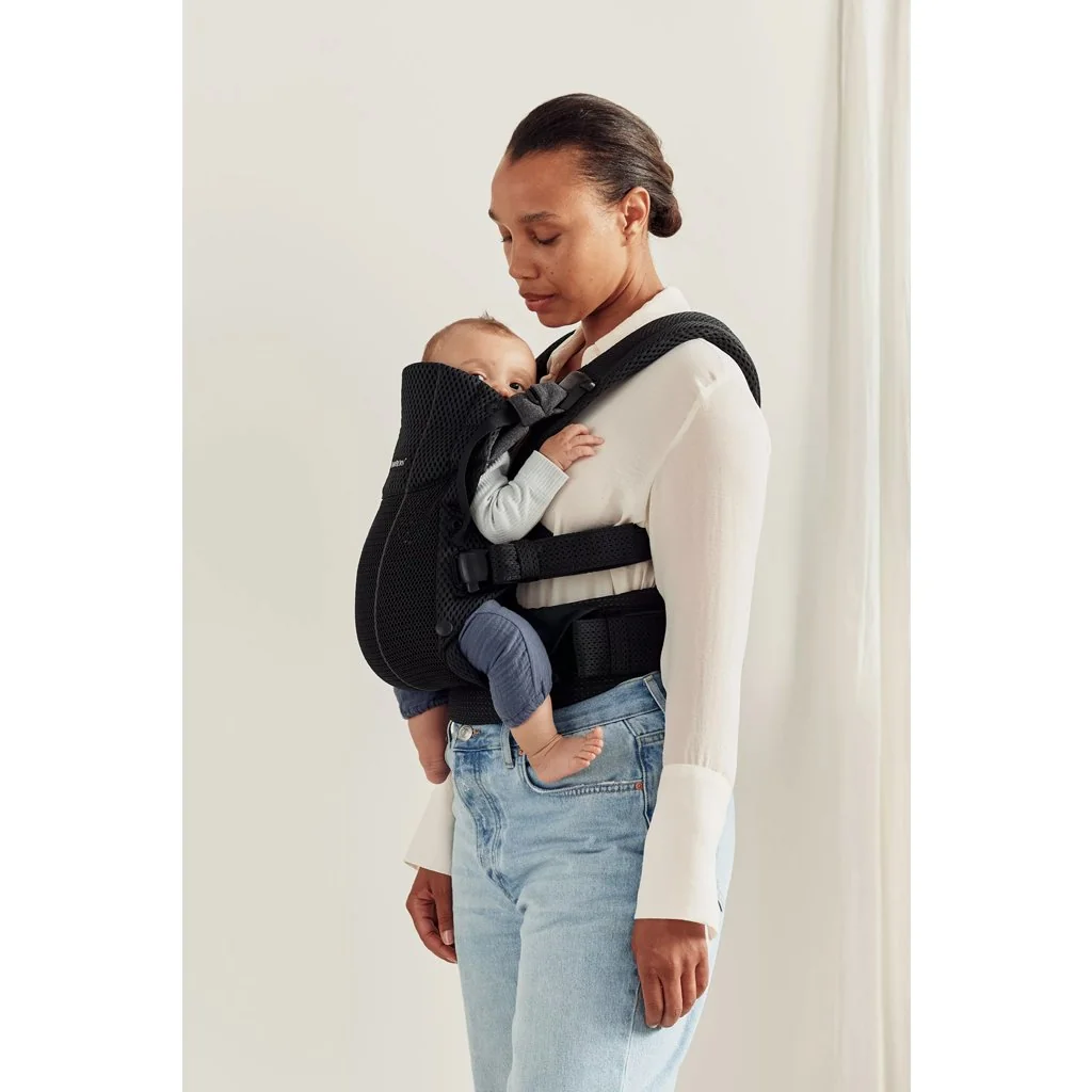 BabyBjörn Nosítko Harmony Black 3D mesh, do 15 kg