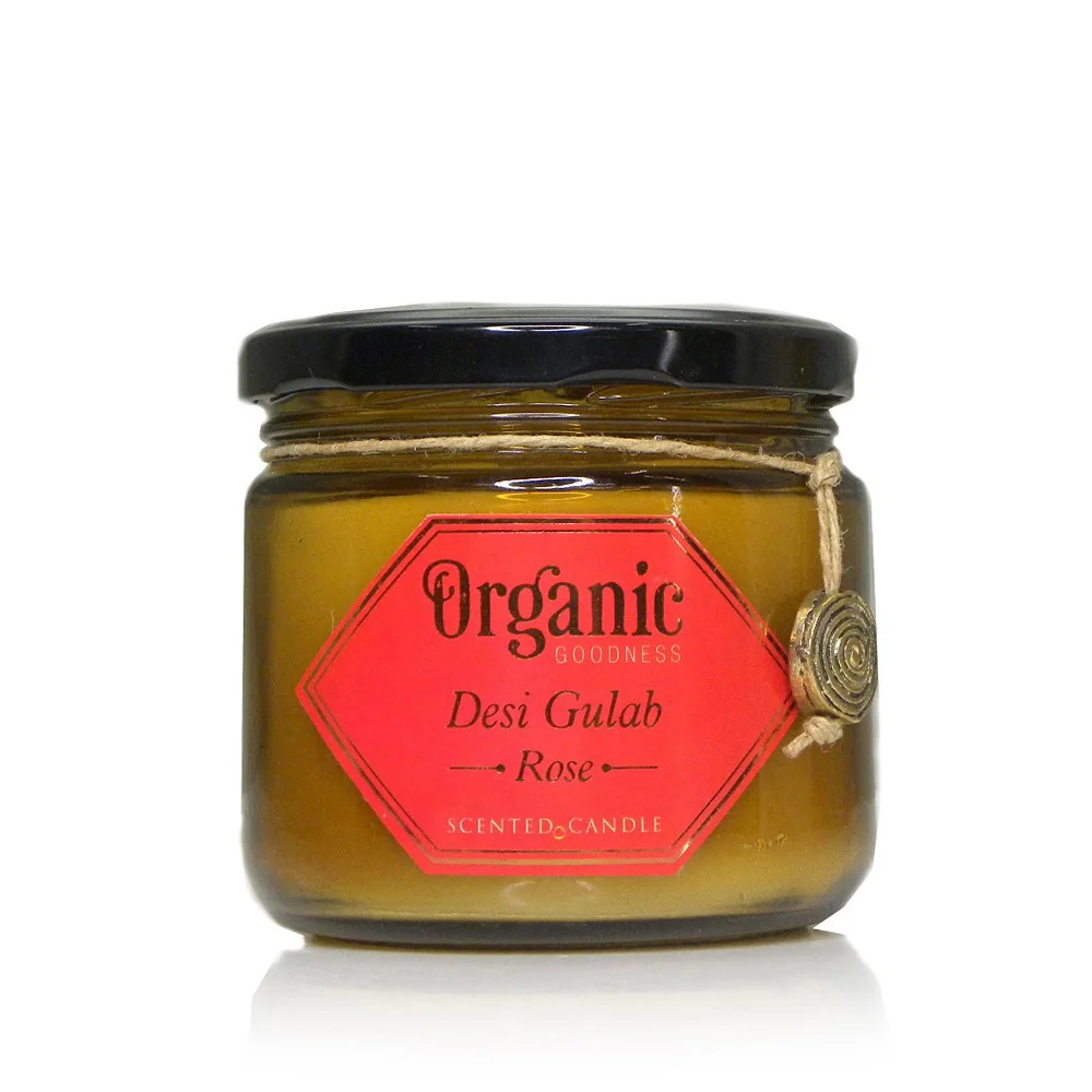 Song of India Vonná svíčka Organic Goodness - Desi Gulab Rose