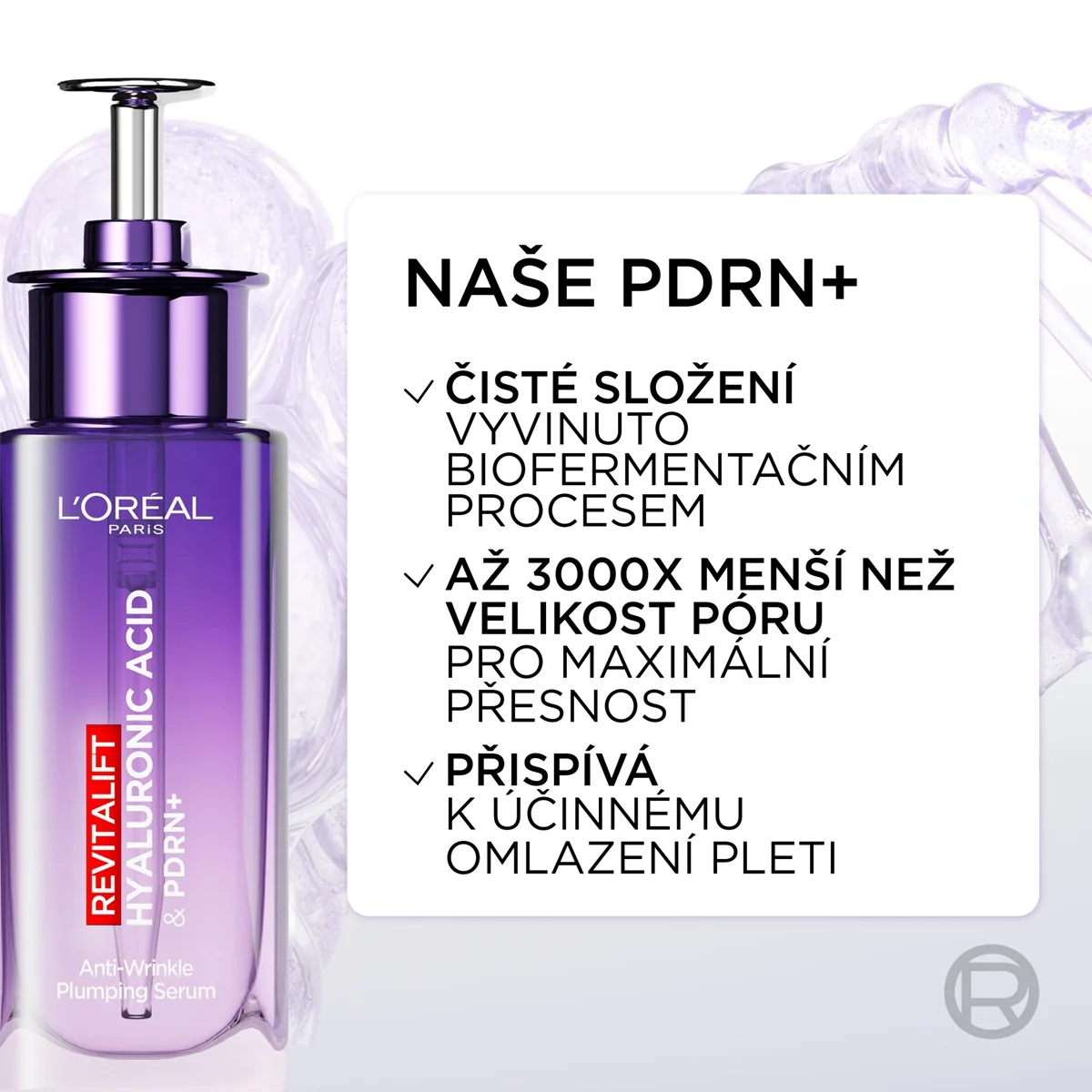 L'Oréal Paris Revitalift Filler Hyaluron vyplňující sérum s kyselinou hyaluronovou + PDRN 30 ml