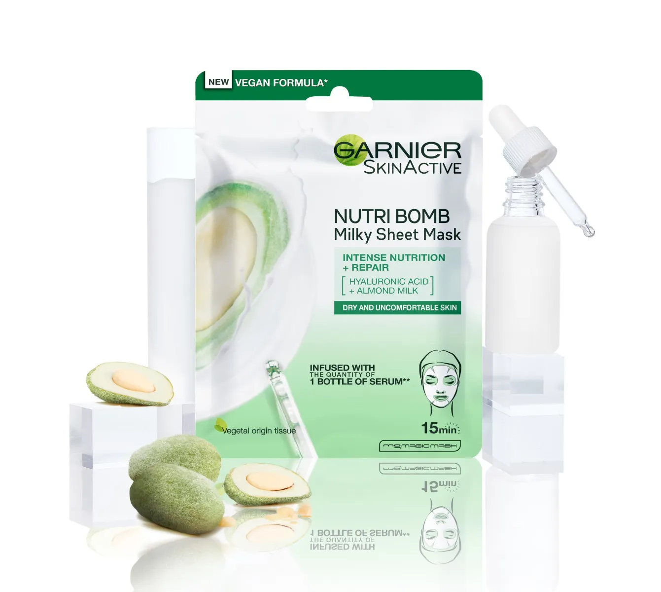 Garnier Skin Naturals Nutri Bomb pleťová maska pro suchou pleť 32 g