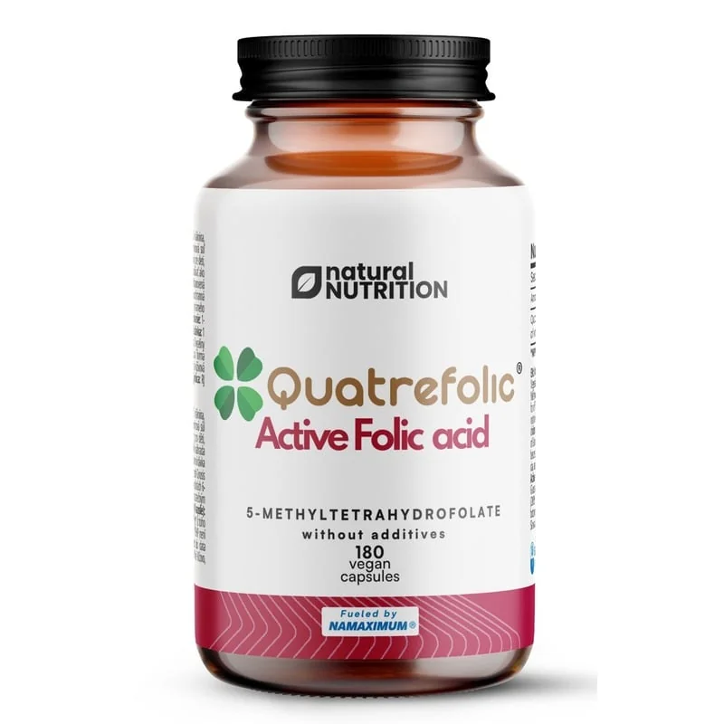 Natural Nutrition Quatrefolic® Active Folic acid 180 caps