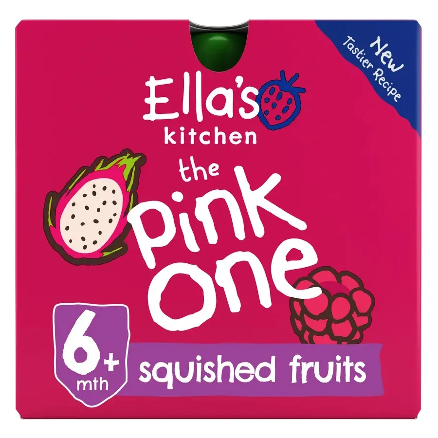Ellas Kitchen BIO Ovocné pyré Pink One Dračí ovoce