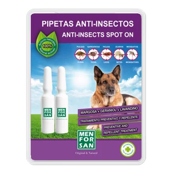 Menforsan Antiparazitní pipety klíšťata blechy komáři 2x1,5 ml