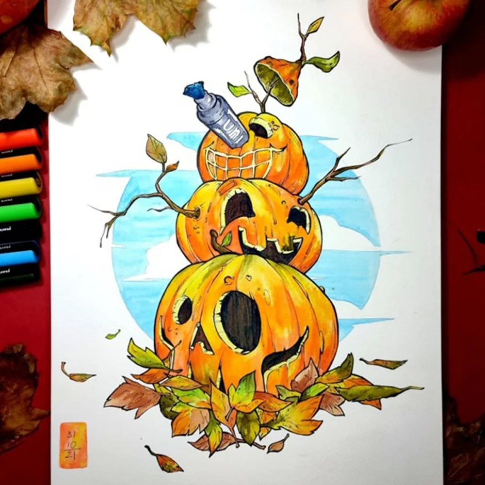 Posca Sada akrylových popisovačů - PC-5M, 1,8 - 2,5 mm, metalické barvy (8 ks)