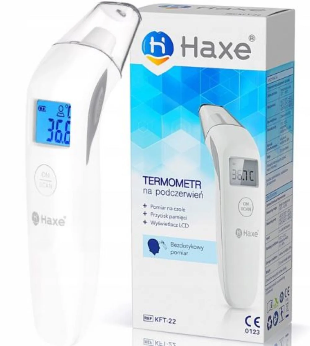 Haxe Haxe Bezdotykový teploměr do ucha i na čelo KFT-22