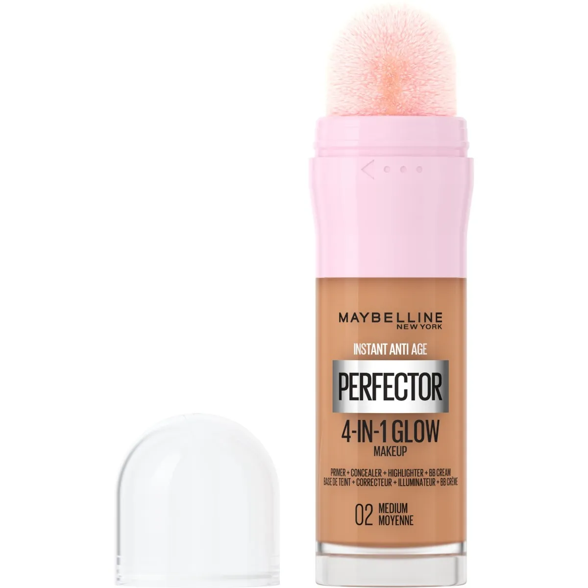 Maybelline Perfector 4-in-1 Glow 02 Medium rozjasňující make-up 20 ml