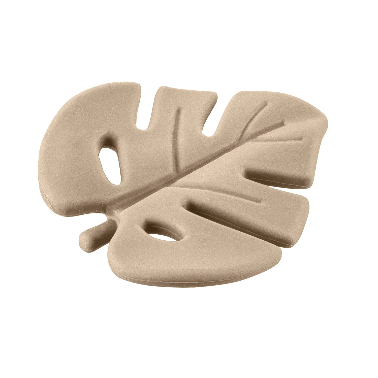 Zopa Silikonové kousátko Leaf, Sand Beige 4