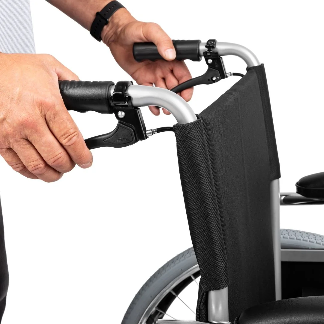 TIMAGO Invalidní vozík CLASSIC 50cm s brzdou pro doprovod