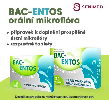 BAC-ENTOS, přípravek k doplnění prospěšné ústní mikroflóry
