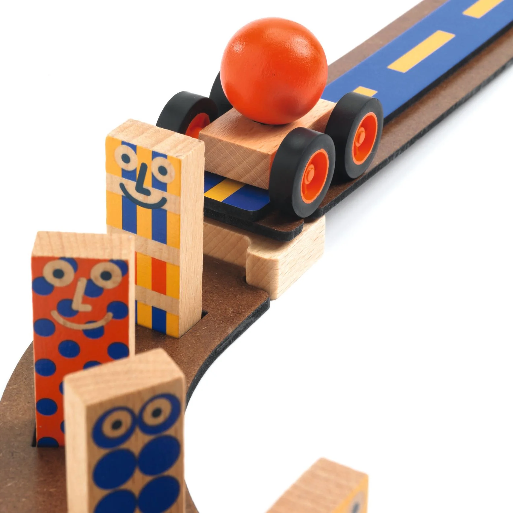 Djeco Dráha Zig & go Junior - Racer - 51pcs
