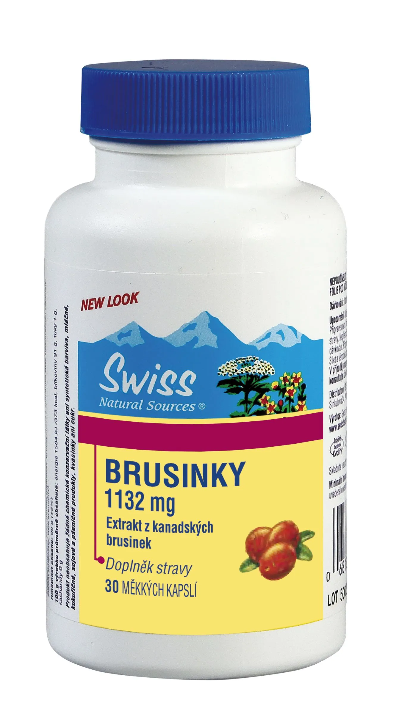 Swiss Brusinky 1132 mg 30 kapslí