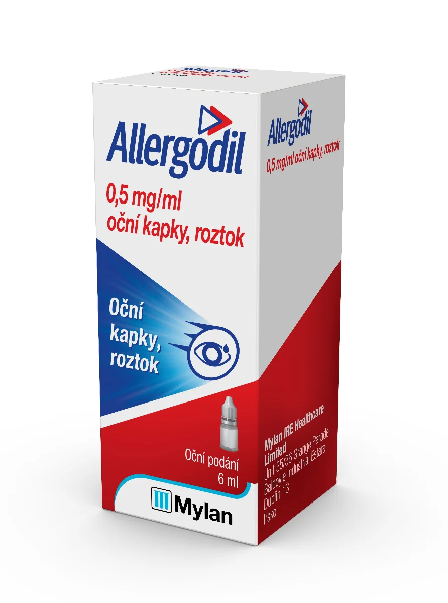 Allergodil 0,5 mg/ml oční kapky 6 ml