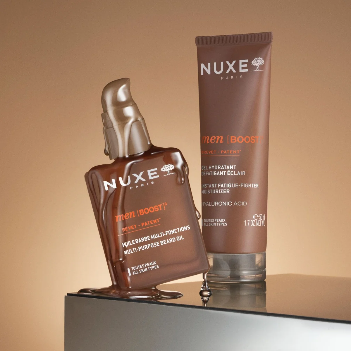 Nuxe Men [Boost]³ Multifunkční olej na vousy 30 ml