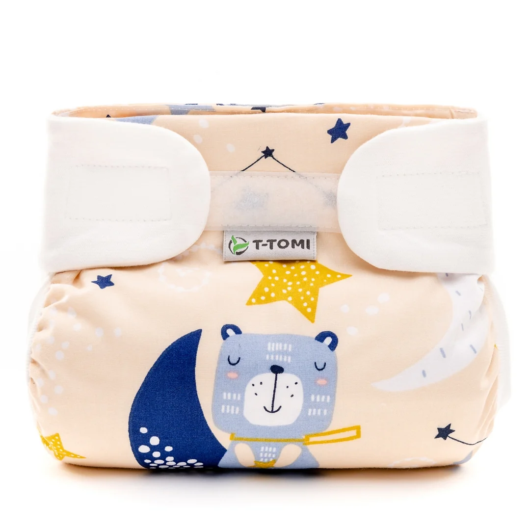 T-tomi Ortopedické abdukční kalhotky - suchý zip Night bears (5-9kg)