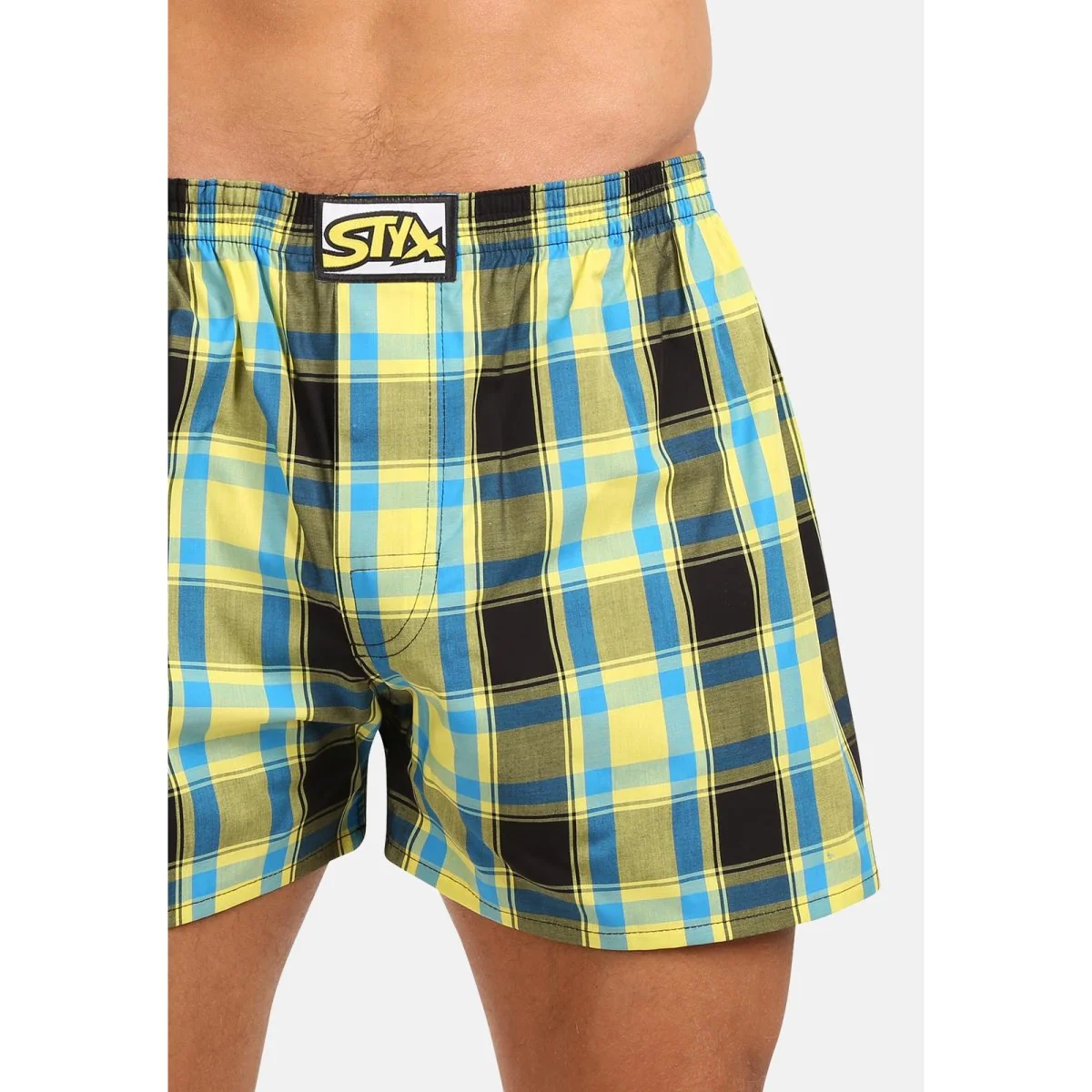 Styx Pánské trenky klasická guma vícebarevné (A1033) L