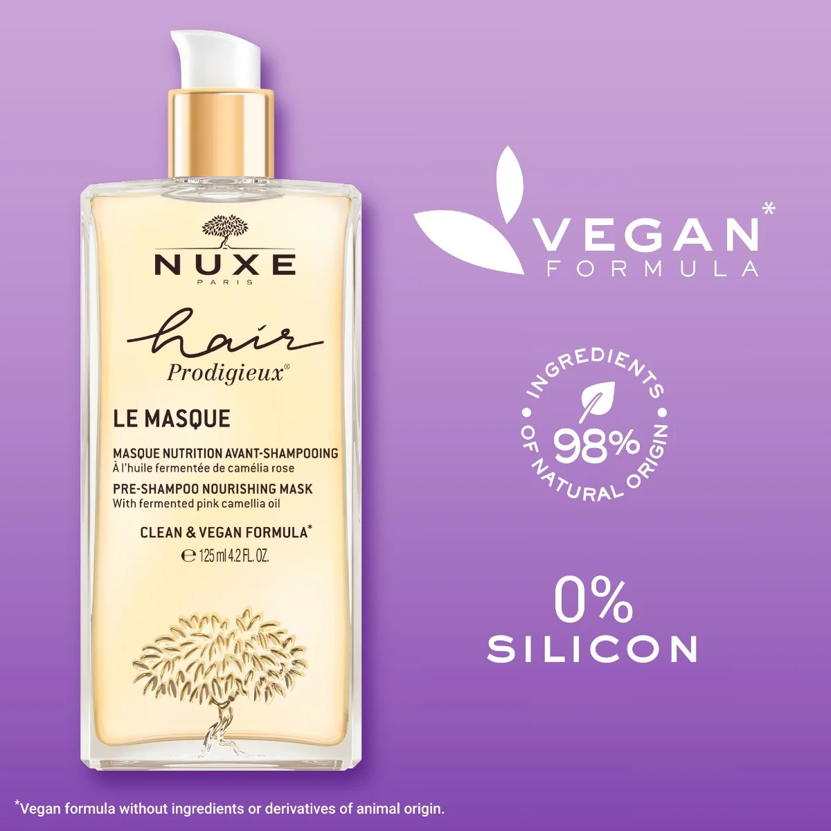 Nuxe Hair Prodigieux Pečující maska na přípravu vlasů před mytím 125 ml