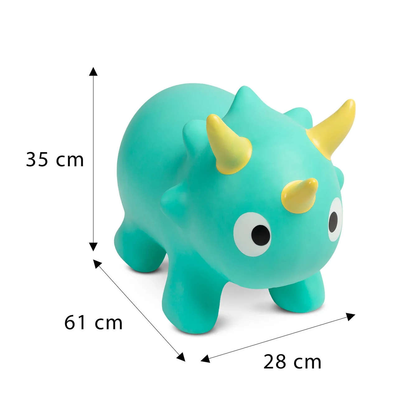 Toyz Skákací Dino s pumpičkou, grey