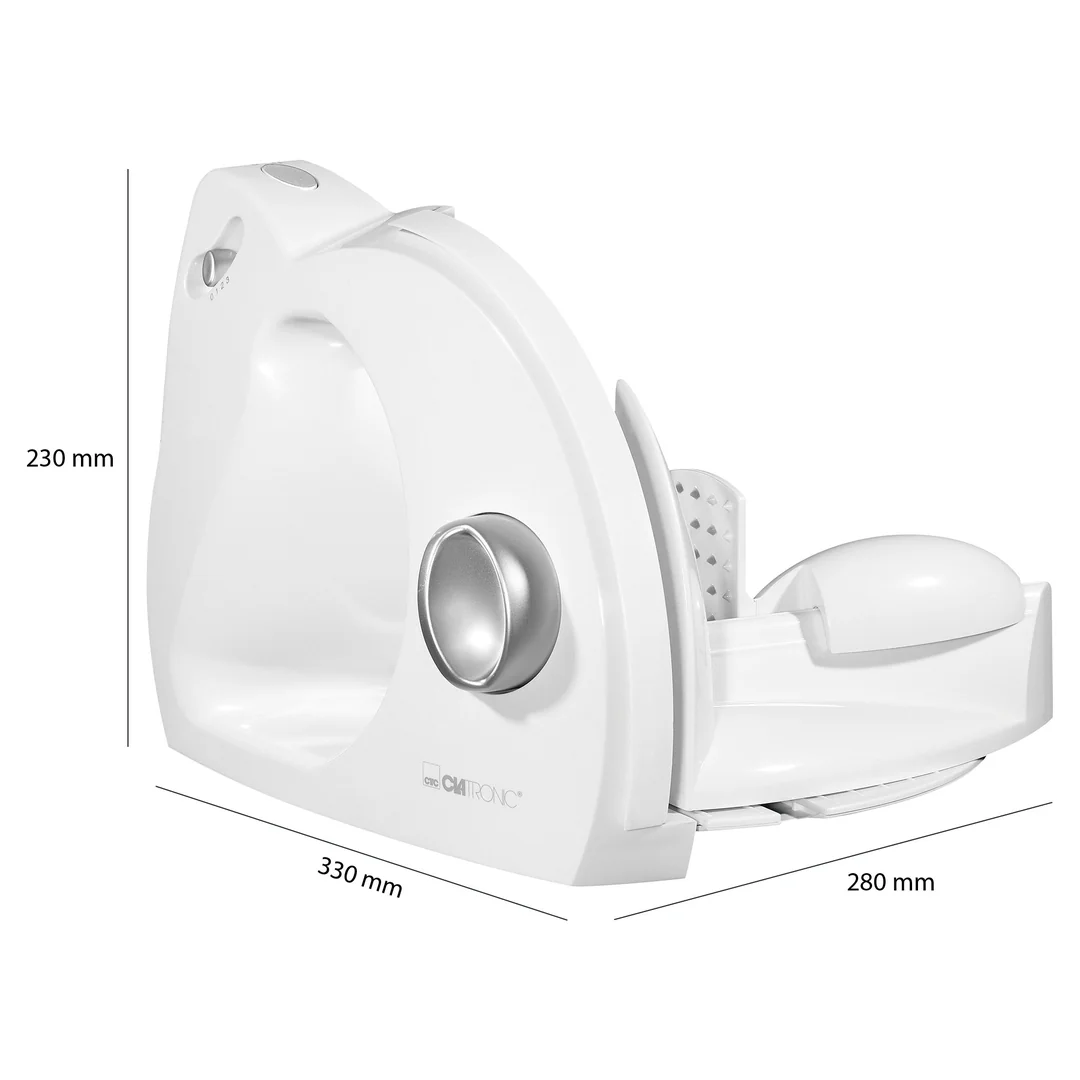 CLATRONIC AS 2958 kráječ bílý 150W 