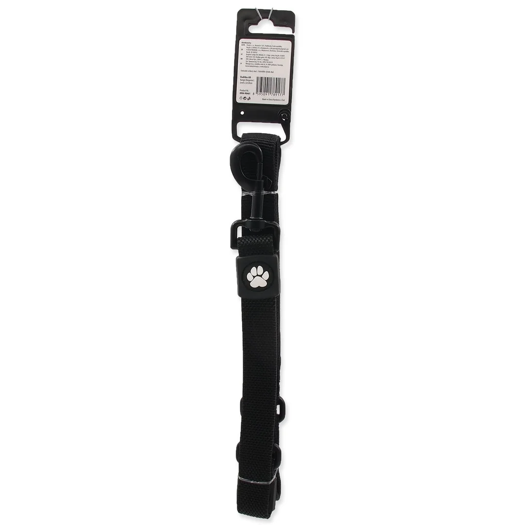 Active Dog Vodítko Bungee Neoprene L černé 2,5x120cm