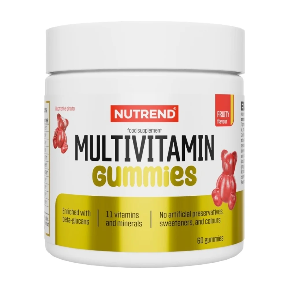 Nutrend Multivitamin gummies ovocná příchuť 60 ks