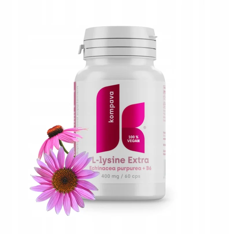 KOMPAVA L-lysin Extra 400 mg/60 kapslí