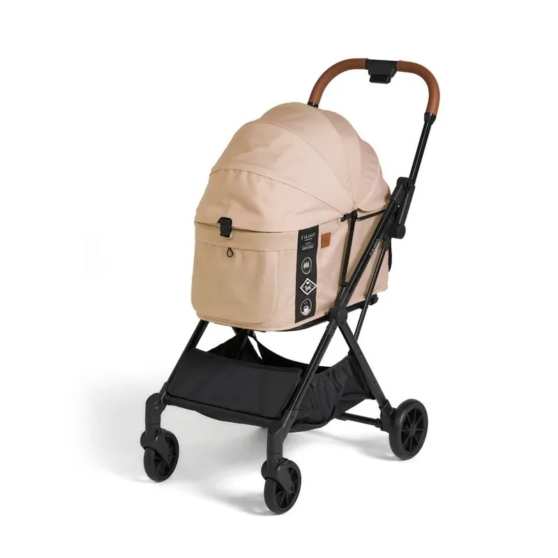 Fikago Kočárek pro kočky / psy FTG Hygge Beige