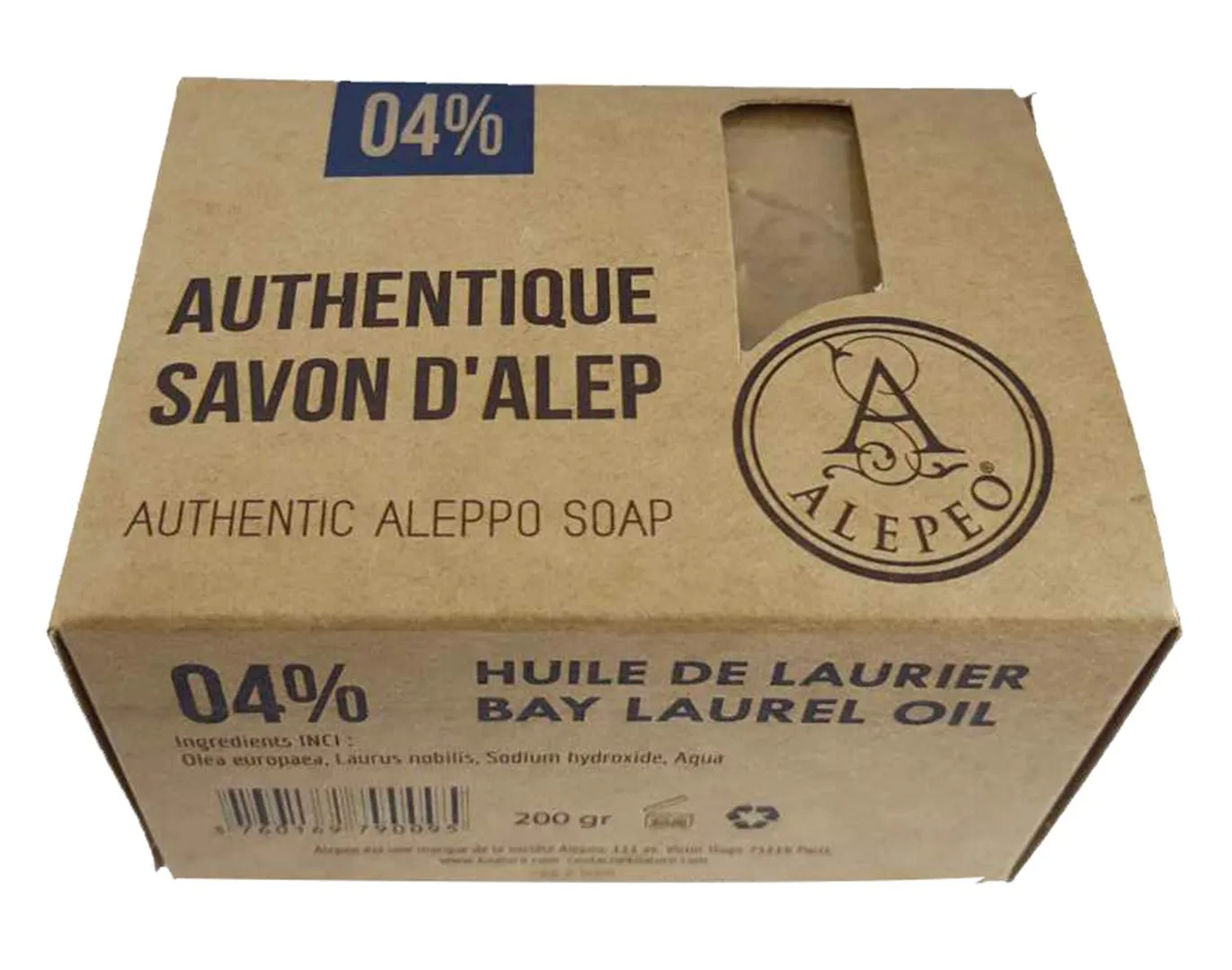 ALEPEO Tradiční mýdlo s vavřínovým olejem 4%