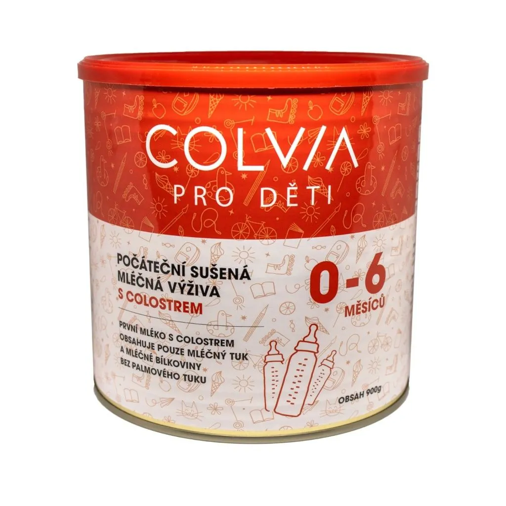 COLVIA Počáteční sušená mléčná výživa s colostrem 0-6 měsíců 900 g