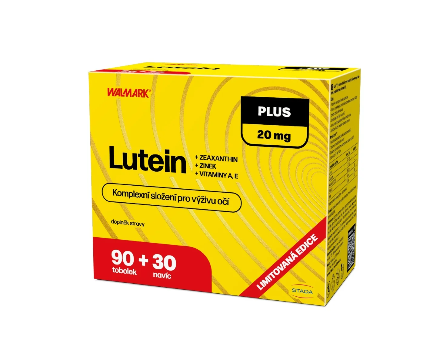 Walmark Lutein Plus 90+30 tobolek navíc