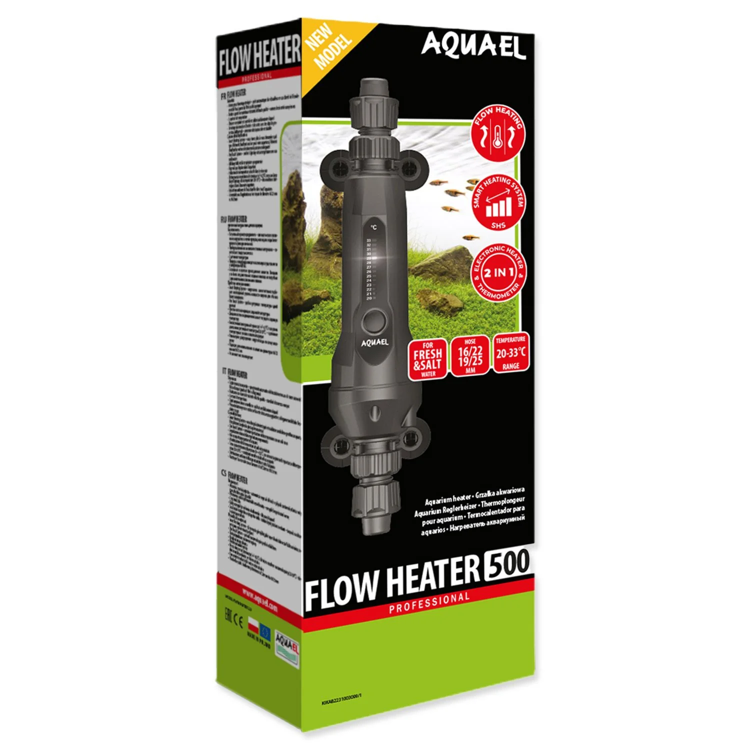 AQUAEL Topítko průtokové Flow 500W
