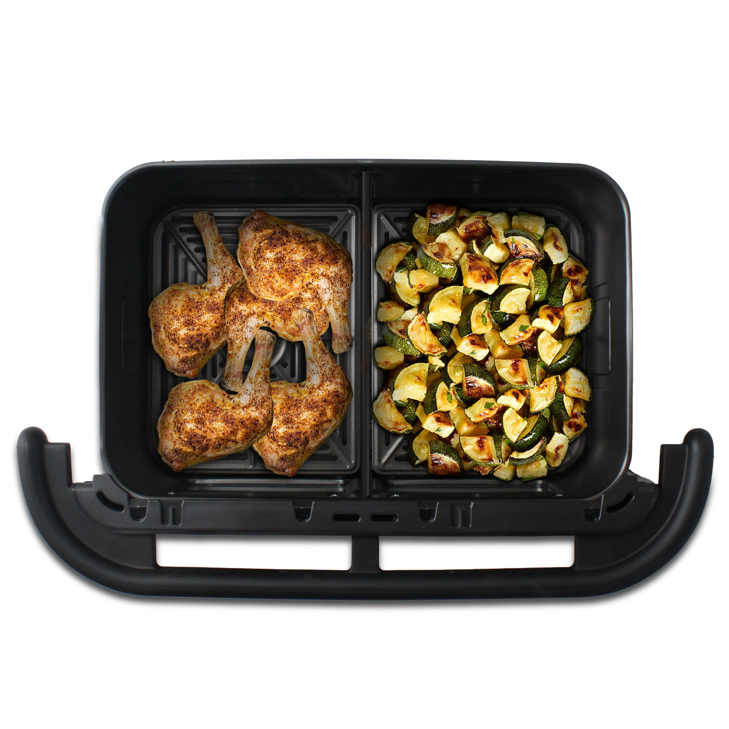 Rohnson Horkovzdušná fritéza s dvouzónovým košem R-2882 – 2 x 6 / 12 l