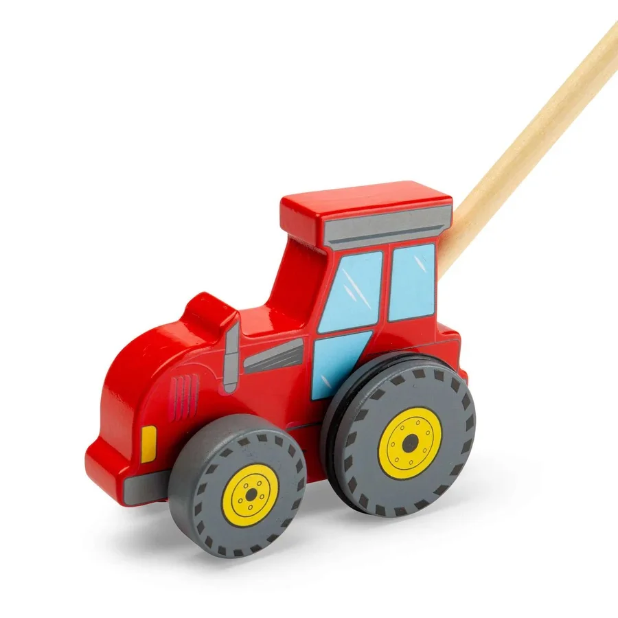Bigjigs Toys Dřevěný jezdík Traktor