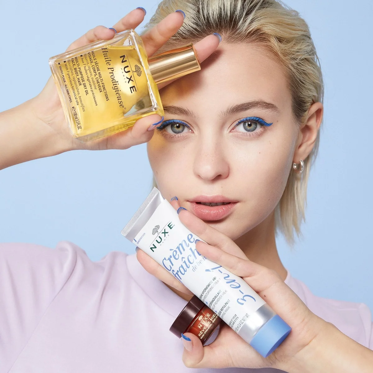 Nuxe Crème Fraîche de Beauté 3v1 Krém, odličovací mléko a maska 100 ml