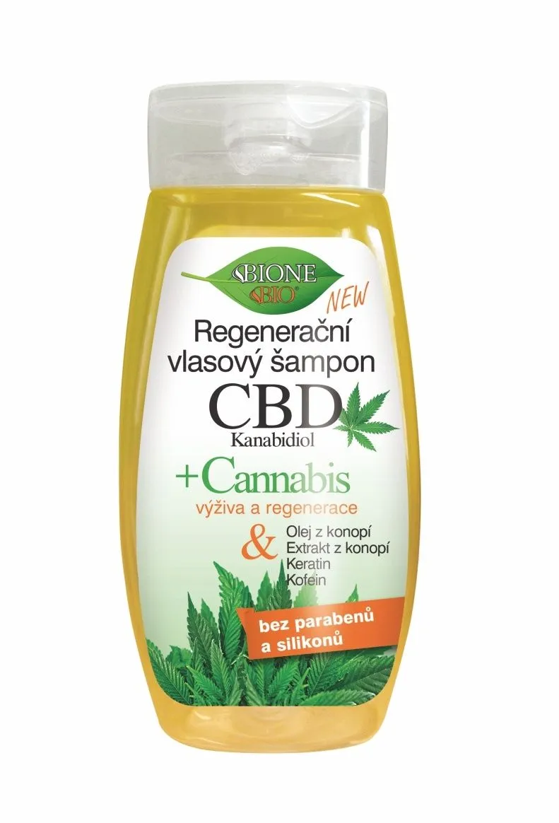 BIO BIONE CBD Regenerační vlasový šampon 260 ml