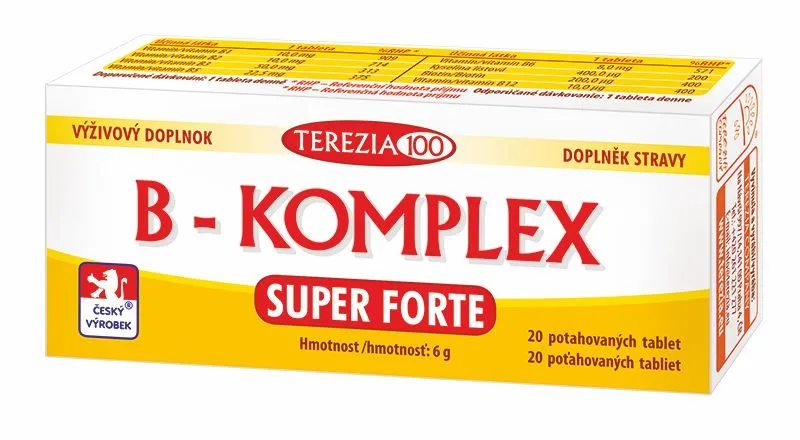 Terezia B-komplex Super Forte 20 tablet