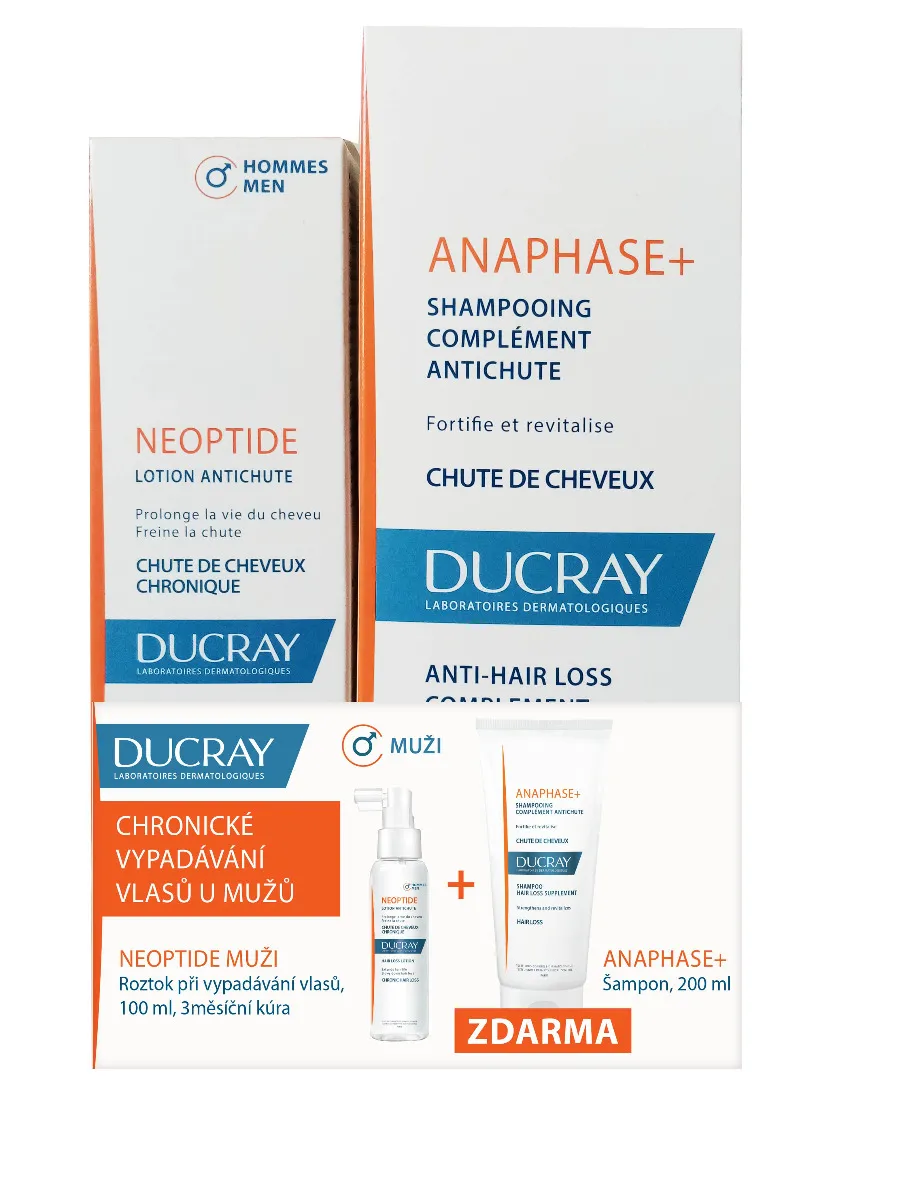 Ducray Neoptide MUŽI 100 ml + Anaphase šampon 200 ml