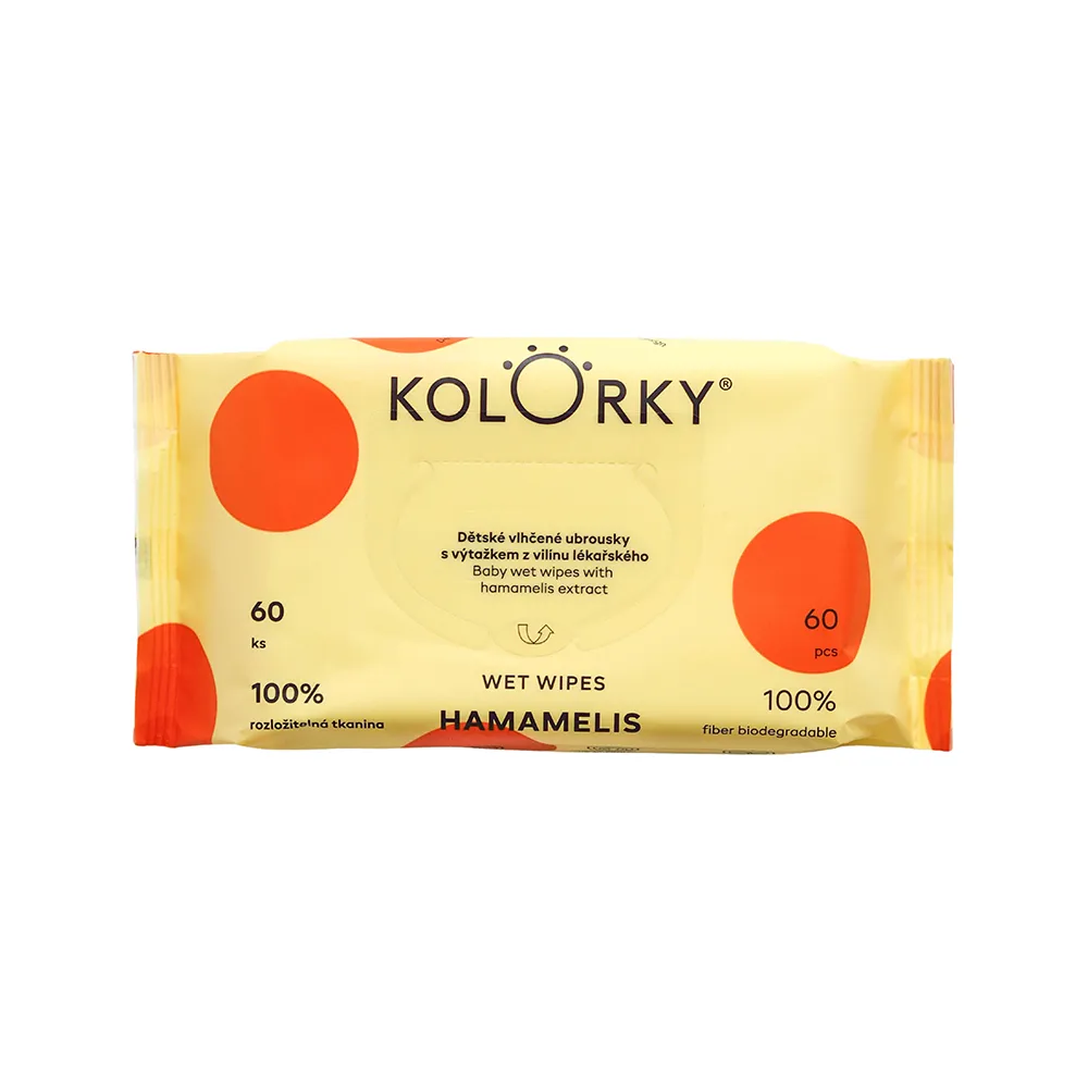 KOLORKY Hamamelis vlhčený toaletní papír s vilínem lékařským 50 ks