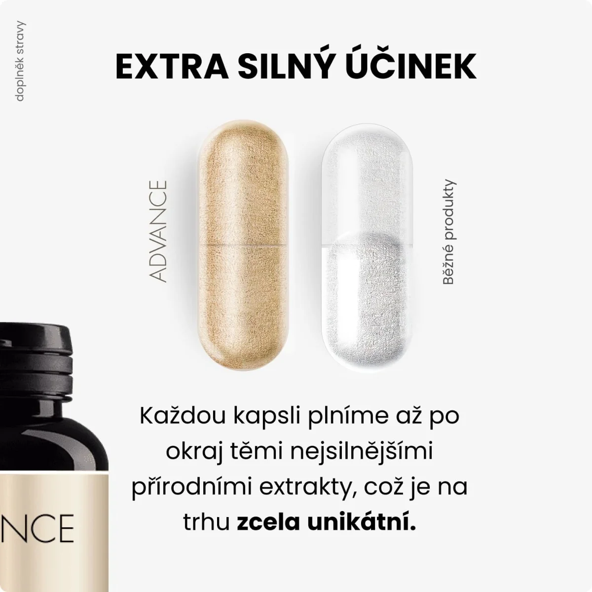 ADVANCE Trimyco reishi cordyceps hlíva 60 kapslí