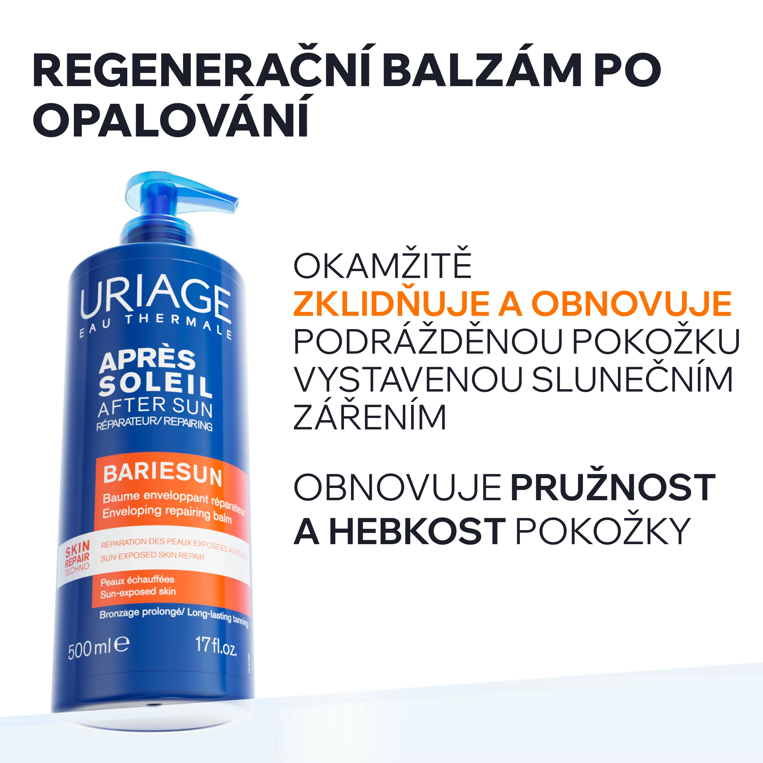 Uriage Bariésun Regenerační balzám po opalovaní 500 ml