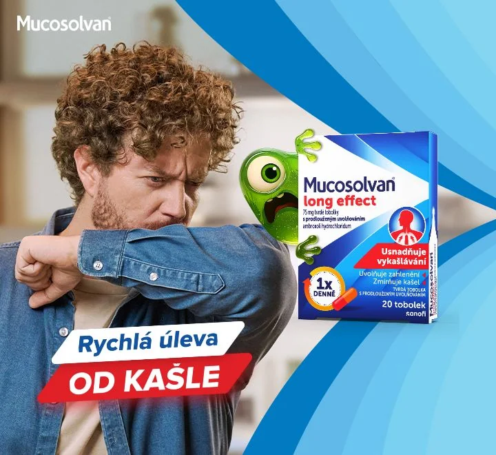Mucosolvan Long Effect. Rychá úleva od kašle.