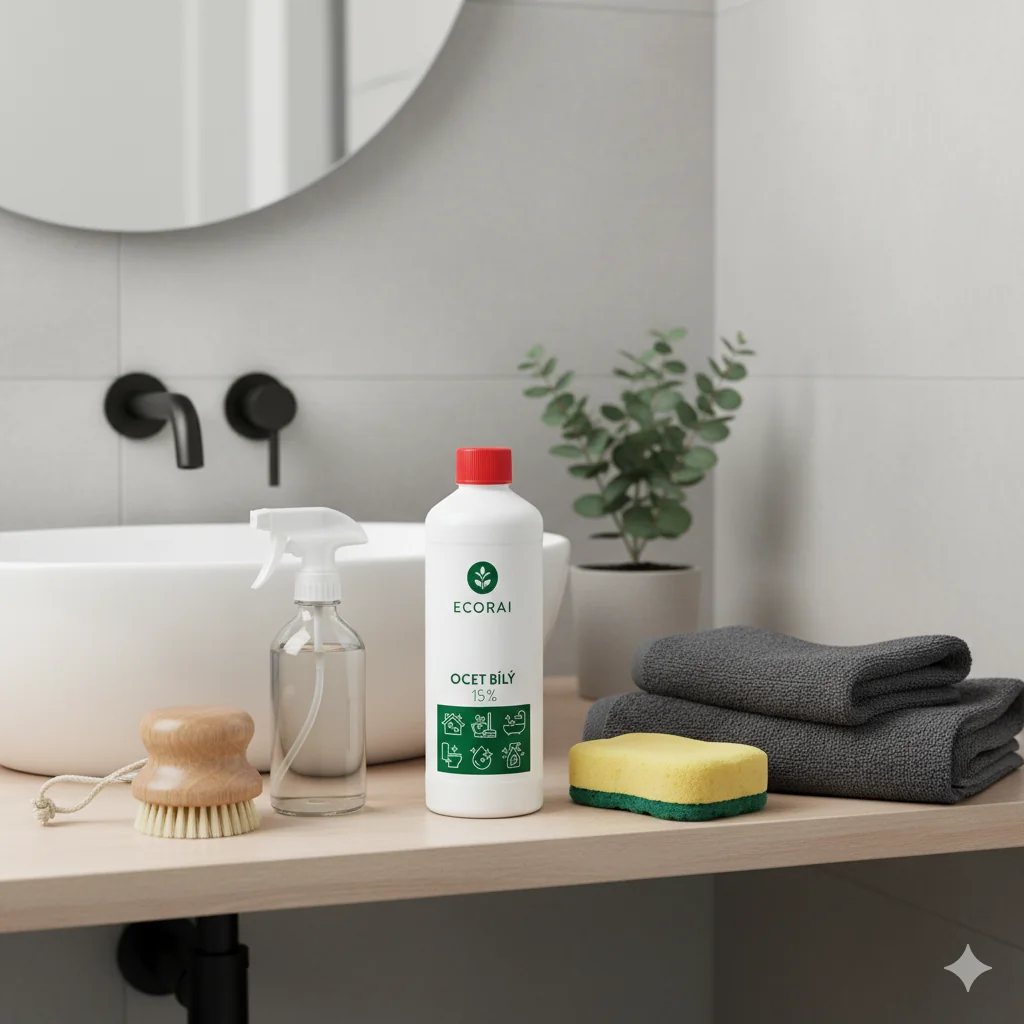 Ecorai Ocet bílý 15 % láhev 1 l